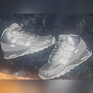 Nike Women's Gray and White Sneakers